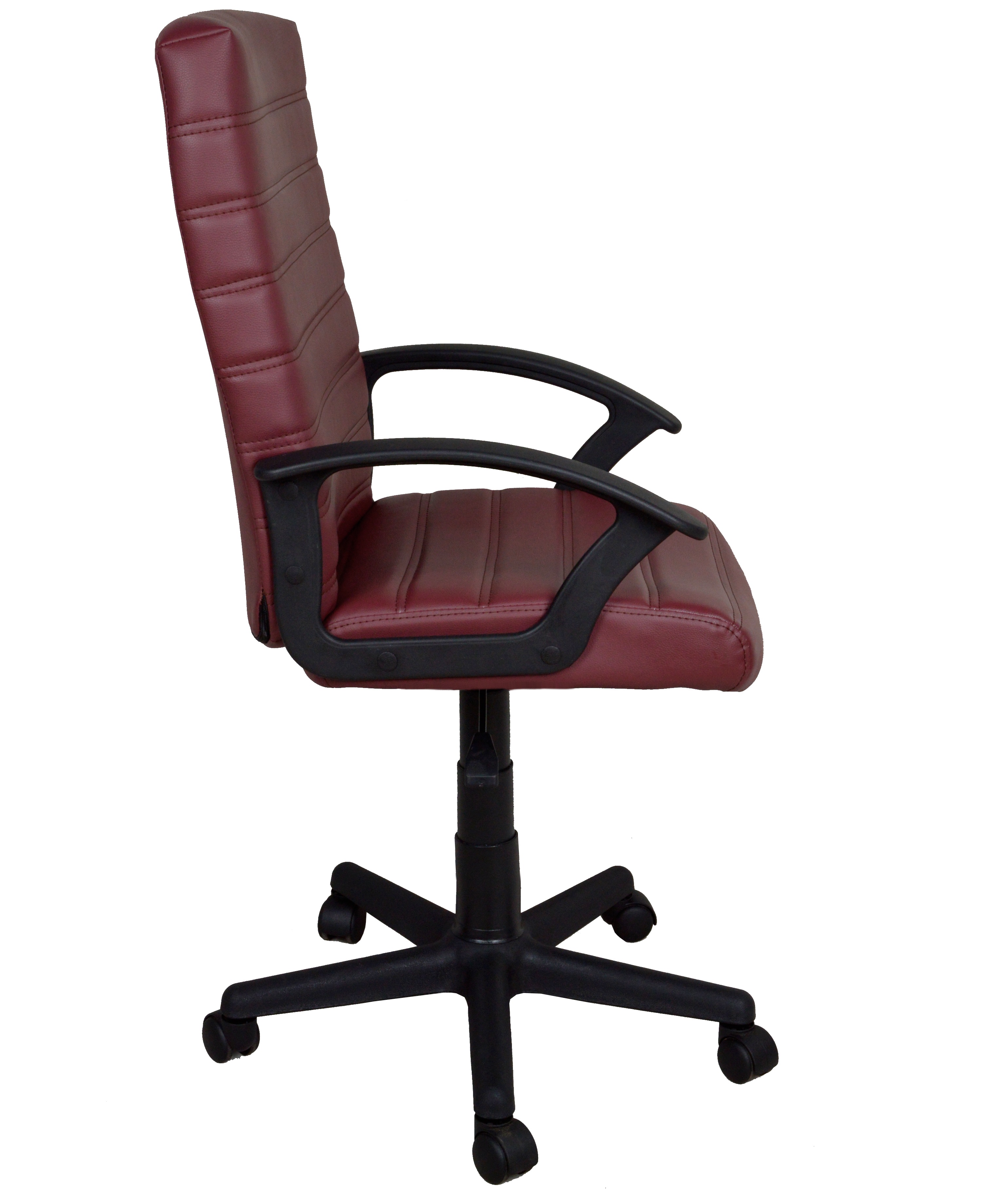 Scaun de birou directorial US72 Rilke, bordo, 58x60.5x97.5-109 cm - 2 | YEO