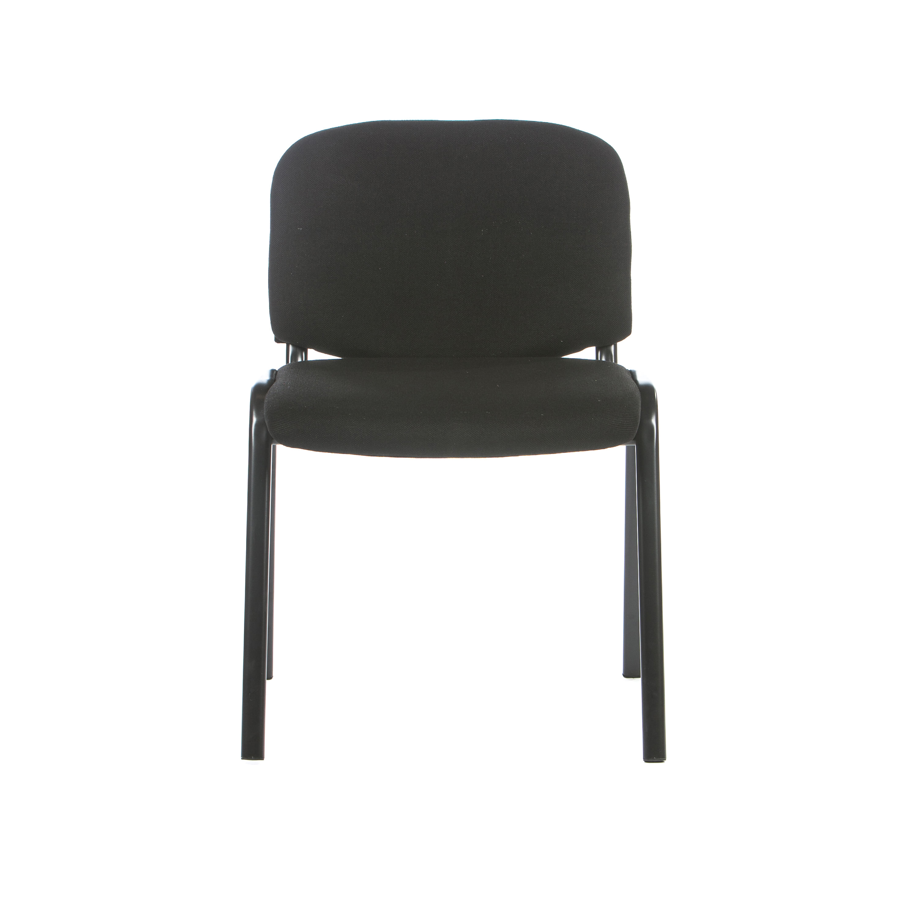 Scaun vizitator cu masa rabatabila, negru, 53x40x76 cm - 4 | YEO