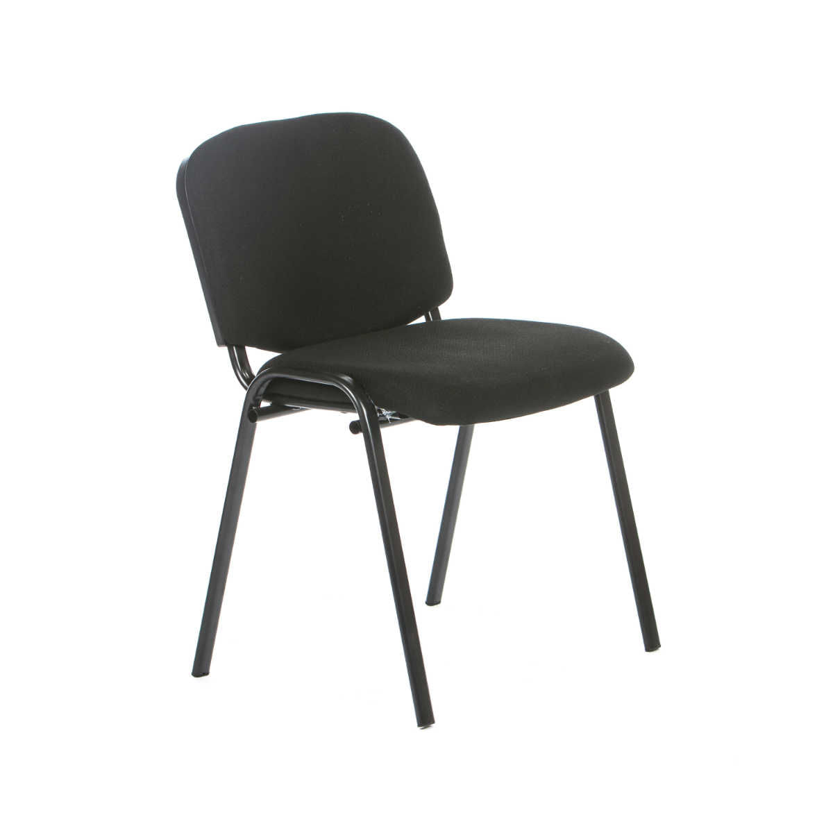Scaun vizitator, negru, 53x40x76 cm - 3 | YEO