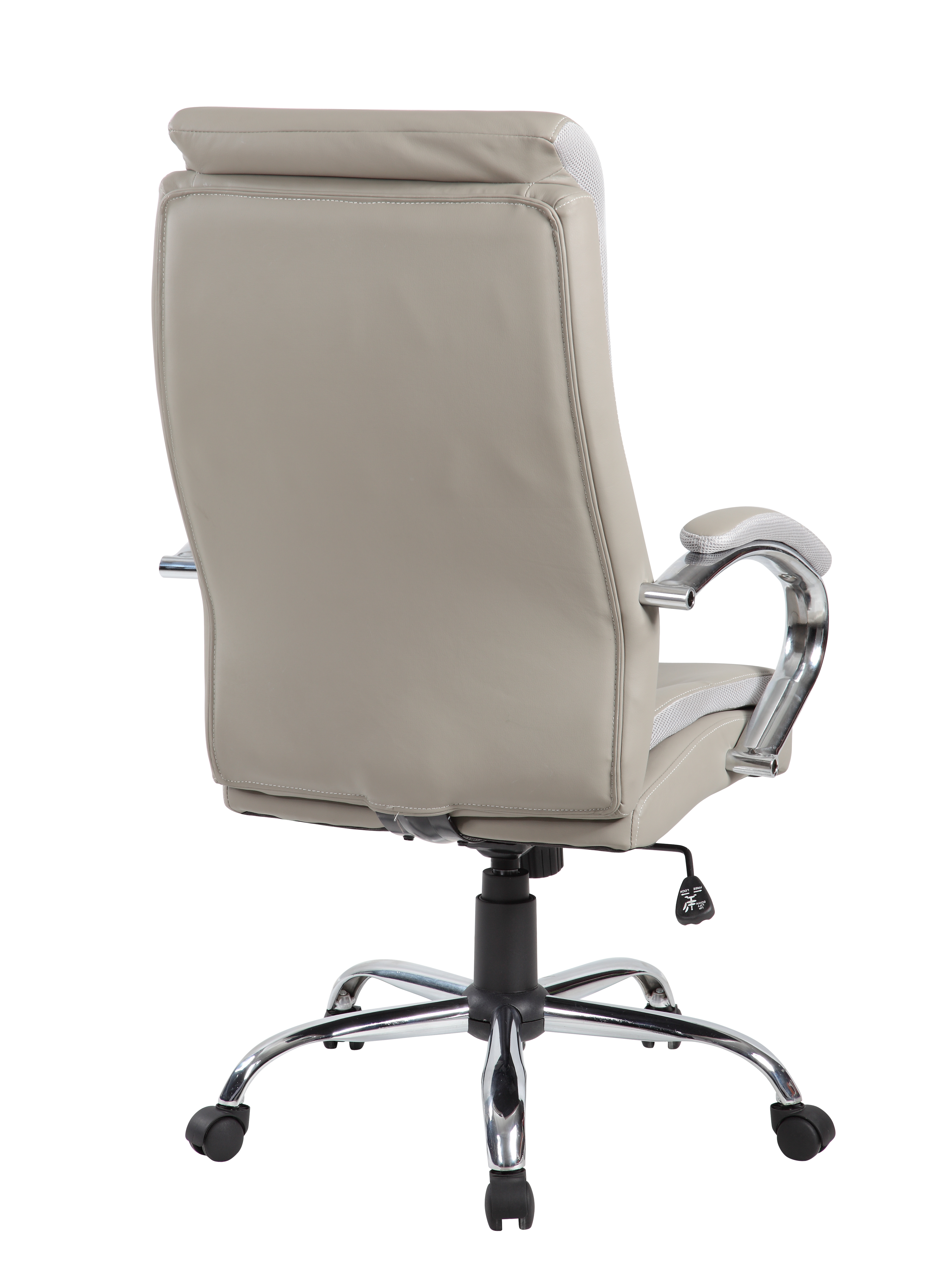 Scaun de birou directorial US91 Volance, gri, 65x71x105-115 cm - 2 | YEO