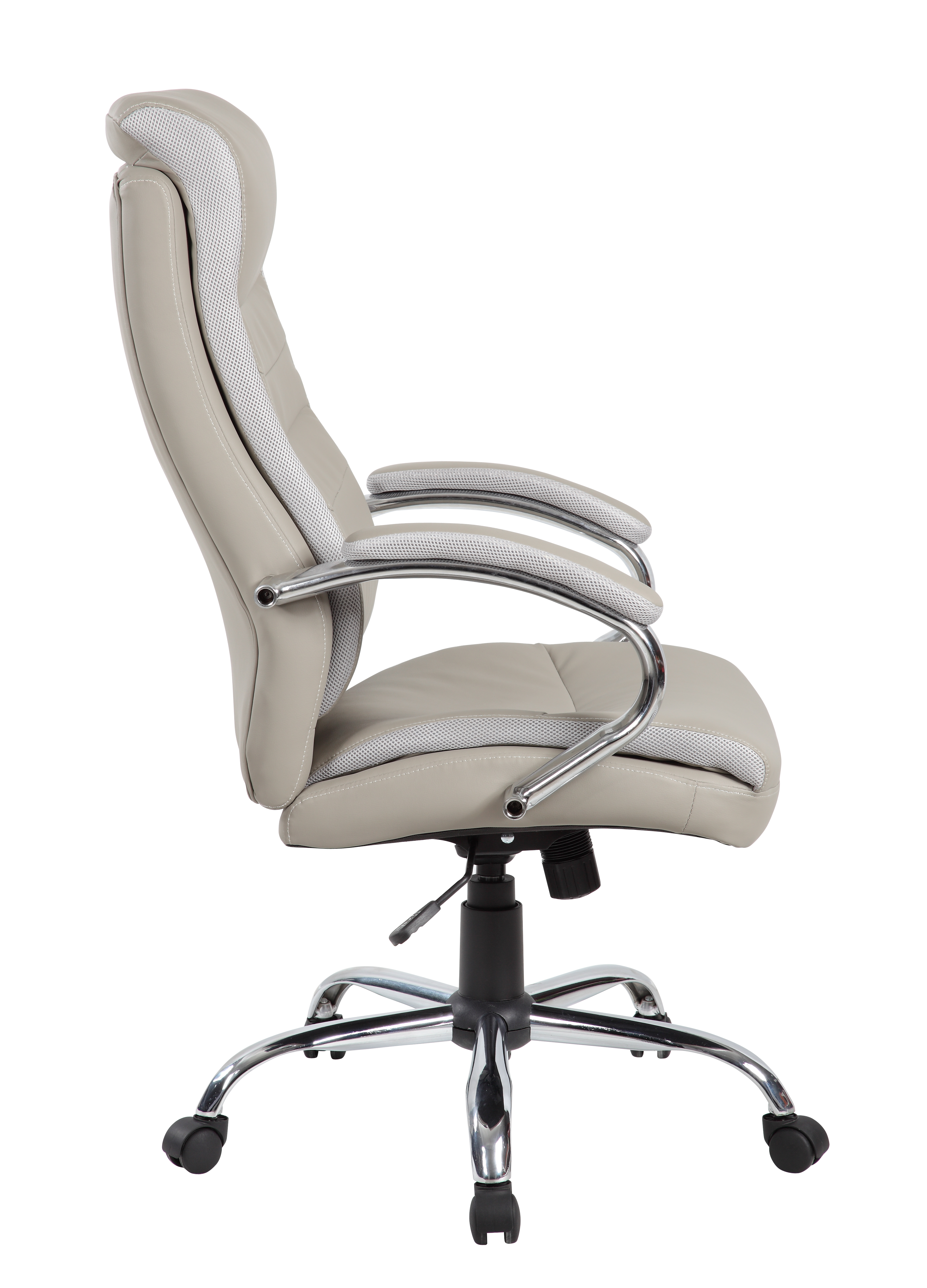 Scaun de birou directorial US91 Volance, gri, 65x71x105-115 cm