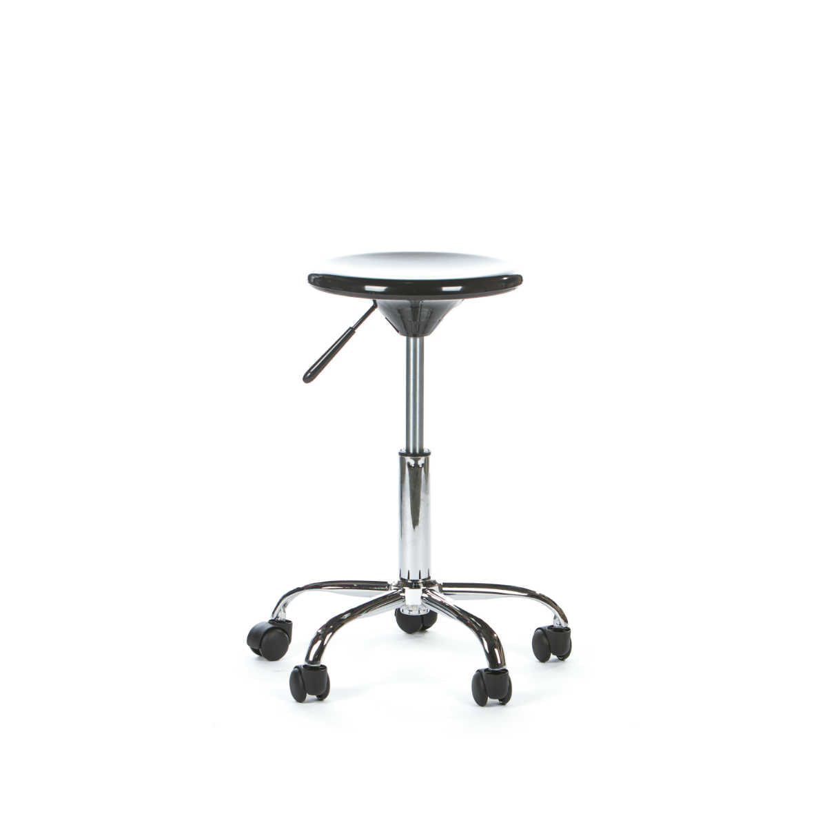 Scaun operator Benin, negru, 32x32x46-61 cm