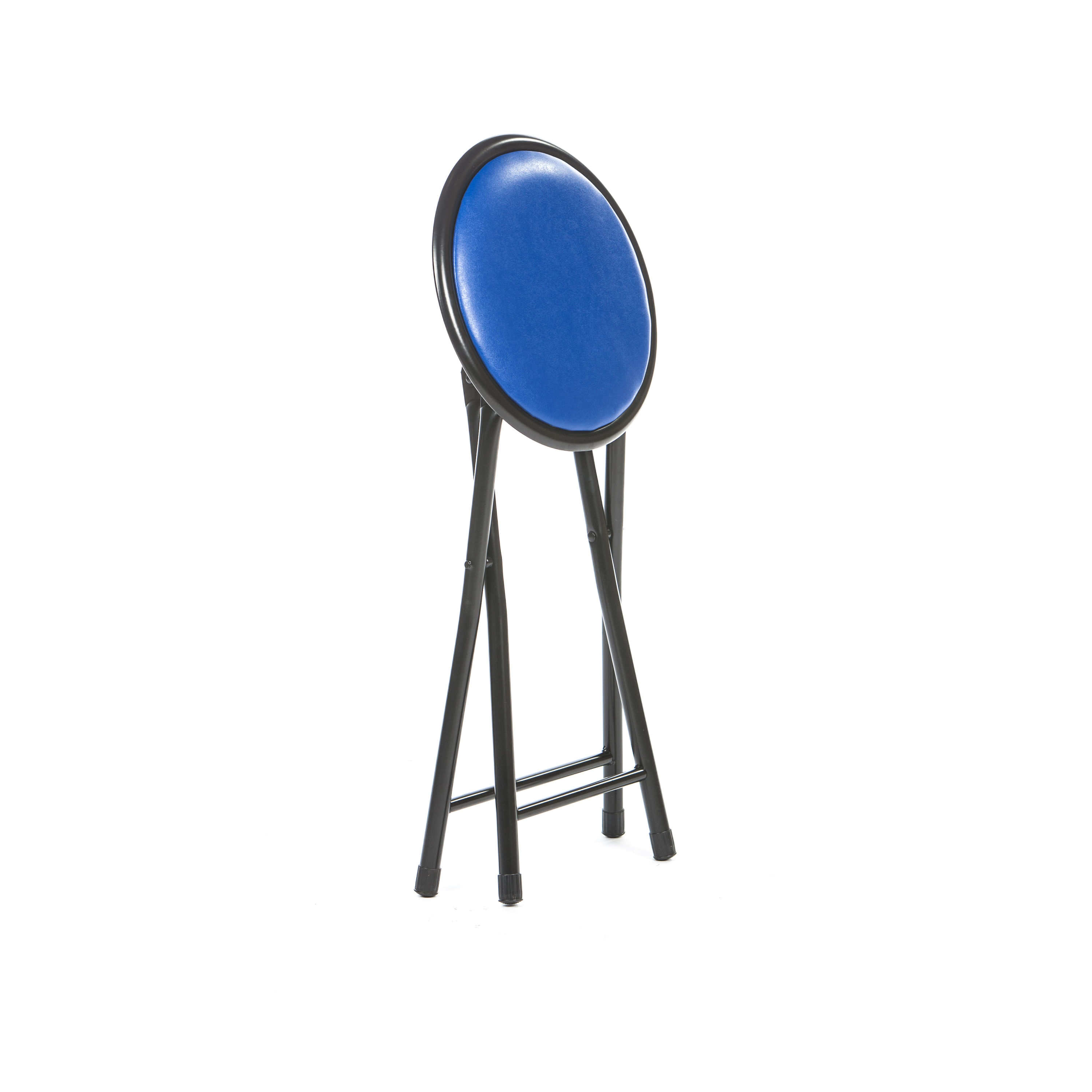 Taburet pliant Malaga, albastru, 30x30x45 cm - 1 | YEO