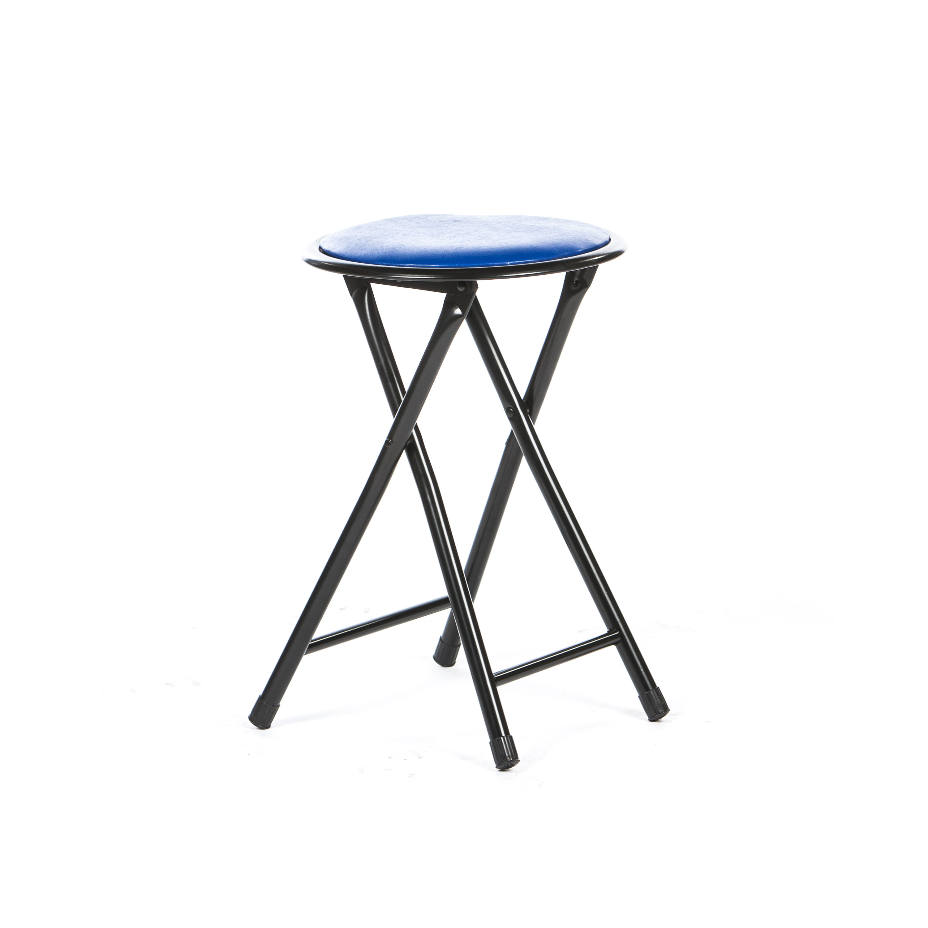 Taburet pliant Malaga, albastru, 30x30x45 cm - 2 | YEO