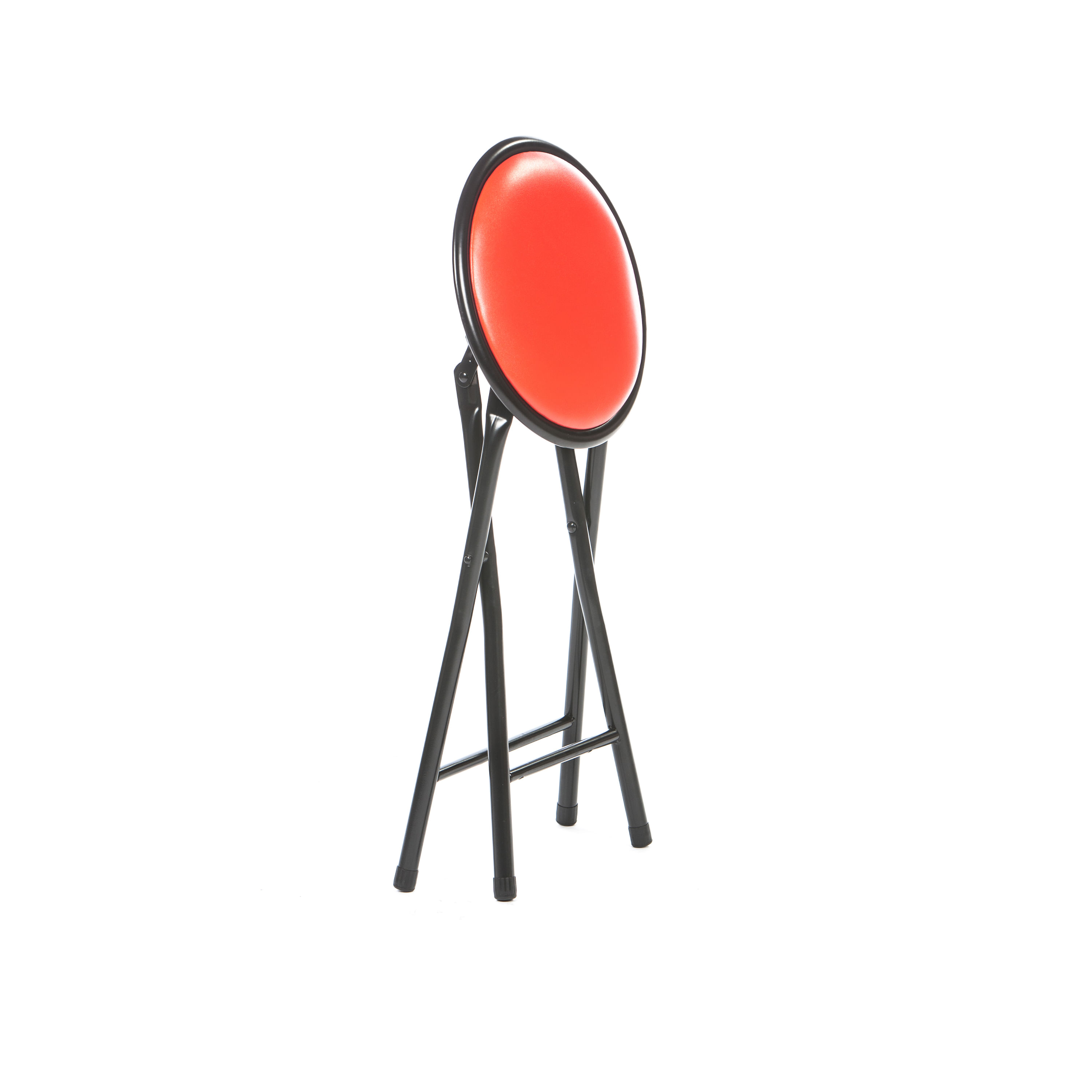 Taburet pliant Malaga, rosu, 30x30x45 cm - 4 | YEO