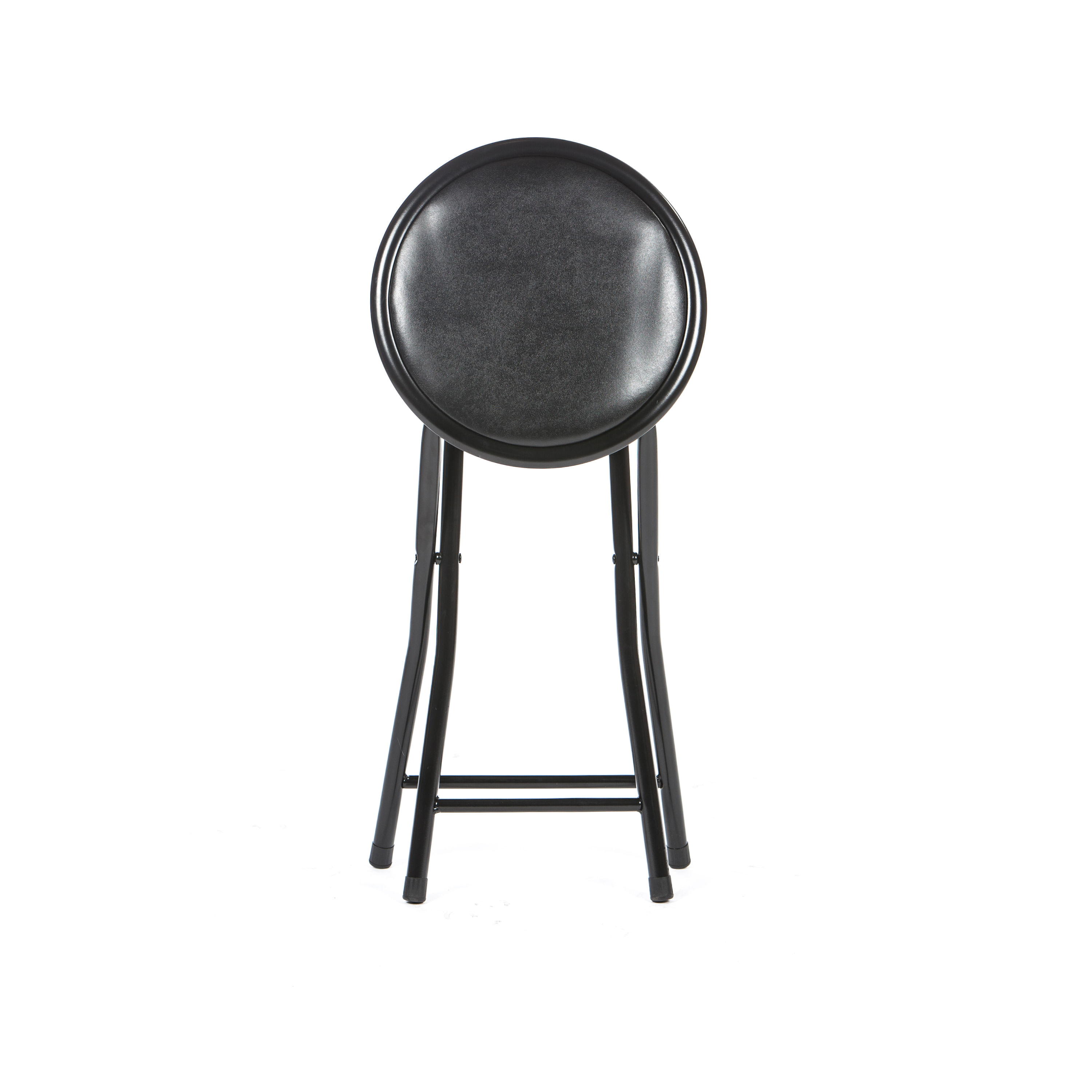 Taburet pliant Malaga, negru, 30x30x45 cm - 1 | YEO
