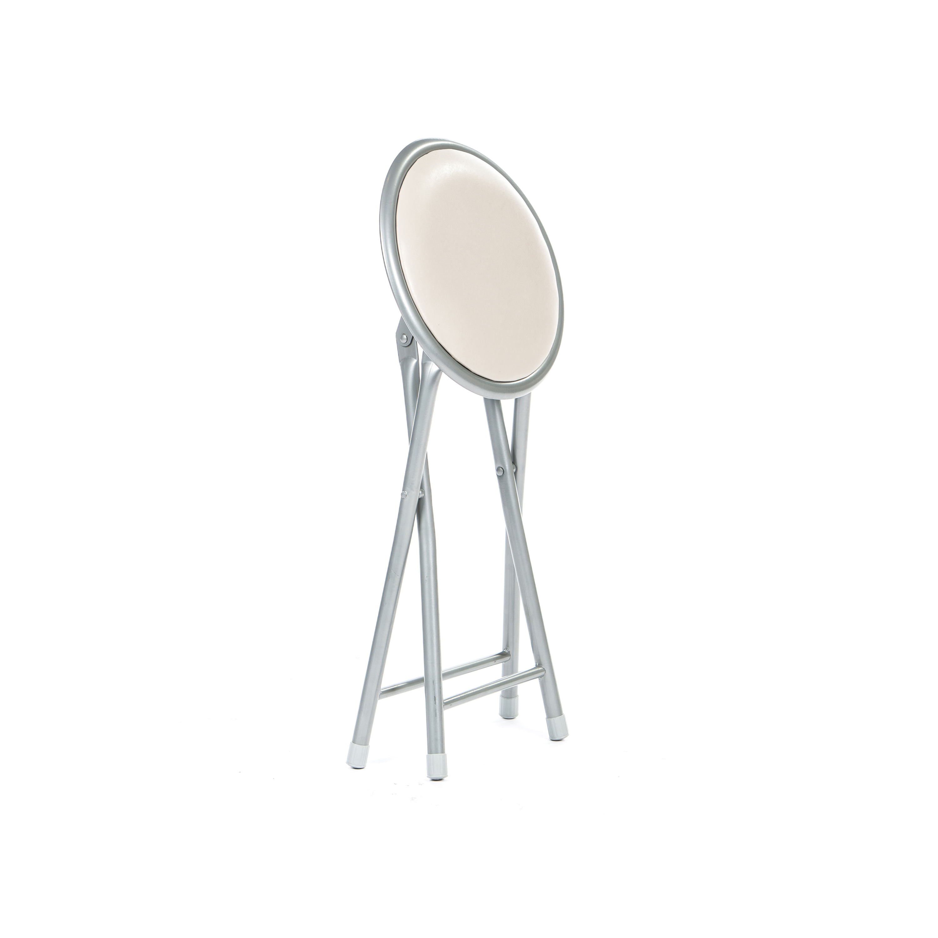 Taburet pliant Malaga, bej, 30x30x45 cm - 1 | YEO