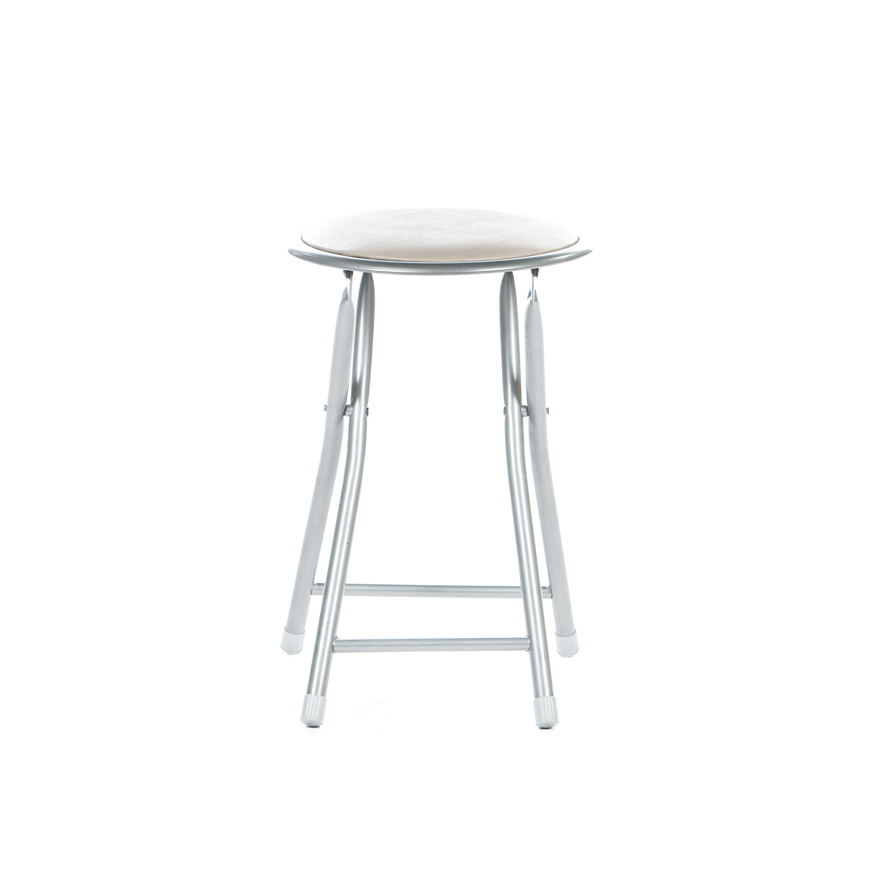Taburet pliant Malaga, bej, 30x30x45 cm - 2 | YEO
