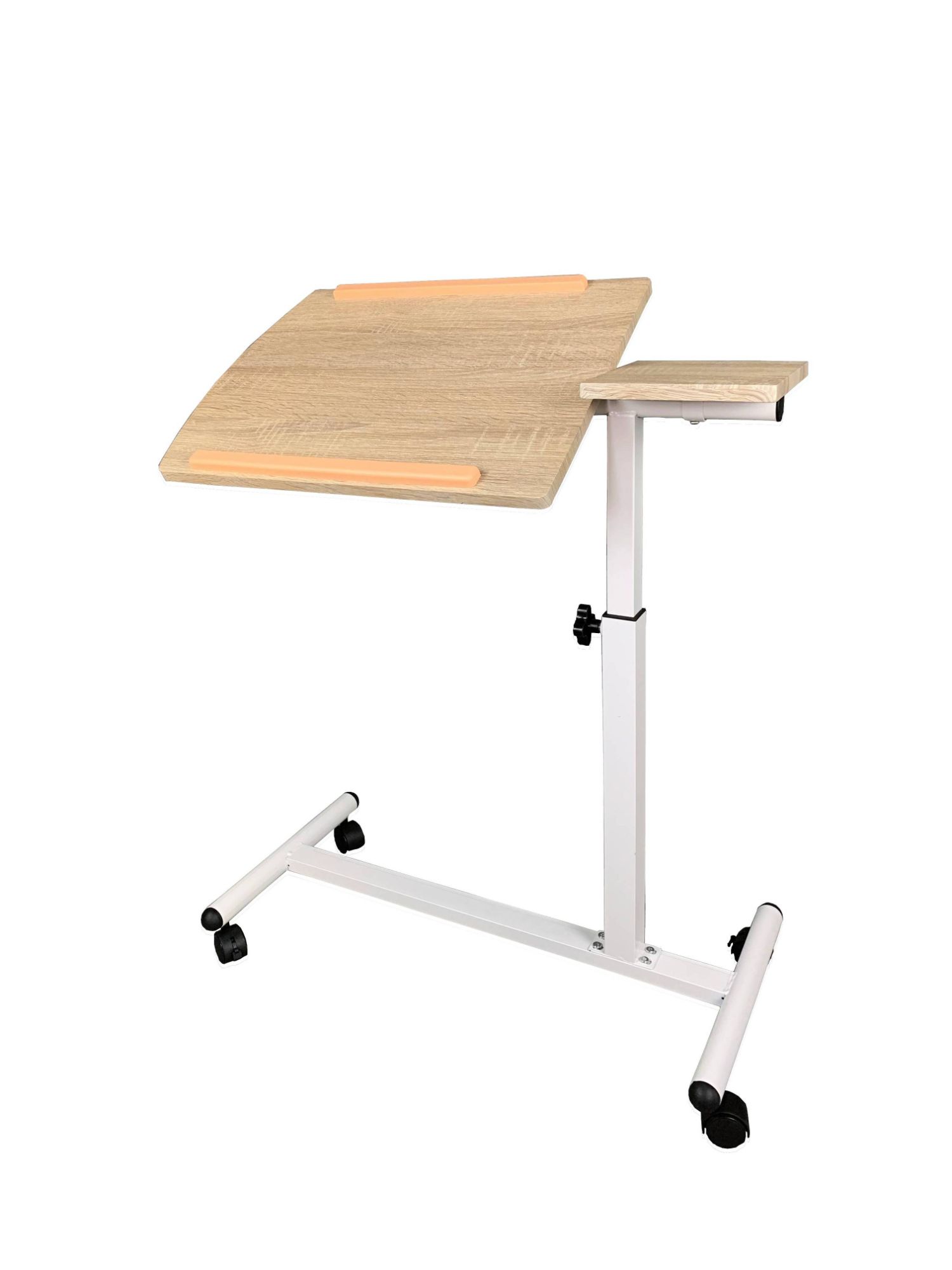 Masa laptop Tudor, stejar, 68x38x55-79 cm - 4 | YEO