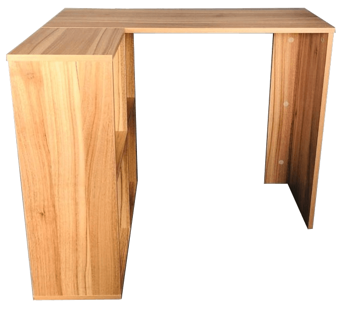 Birou Baillie, stejar alb, 90x60x75 cm - 4 | YEO