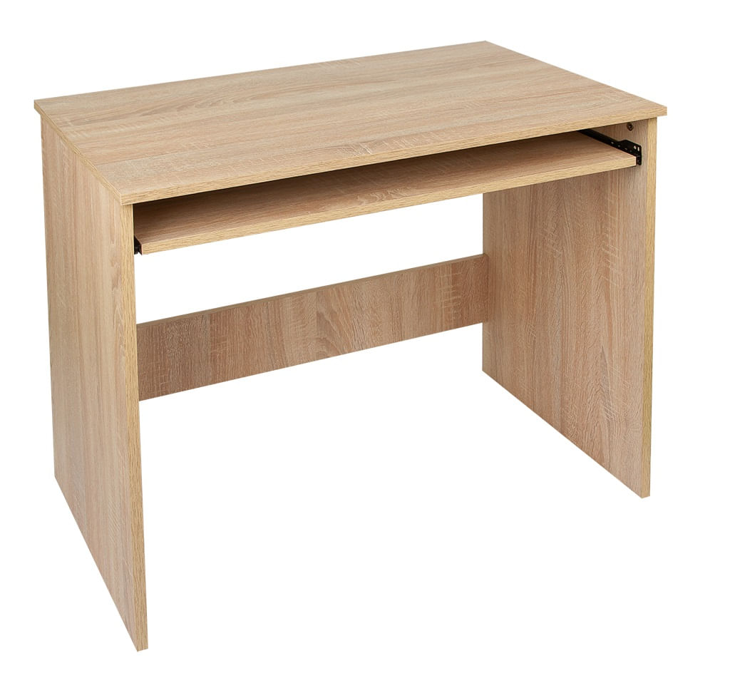 Birou Ivett, stejar alb, 80x48x73 cm