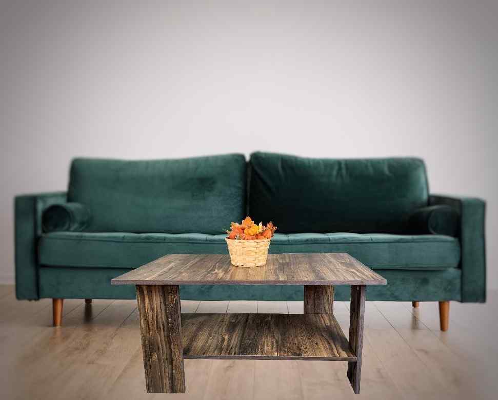 Masa Cafea Turo antichizat, stejar alb, 87x60x43 cm - 4 | YEO