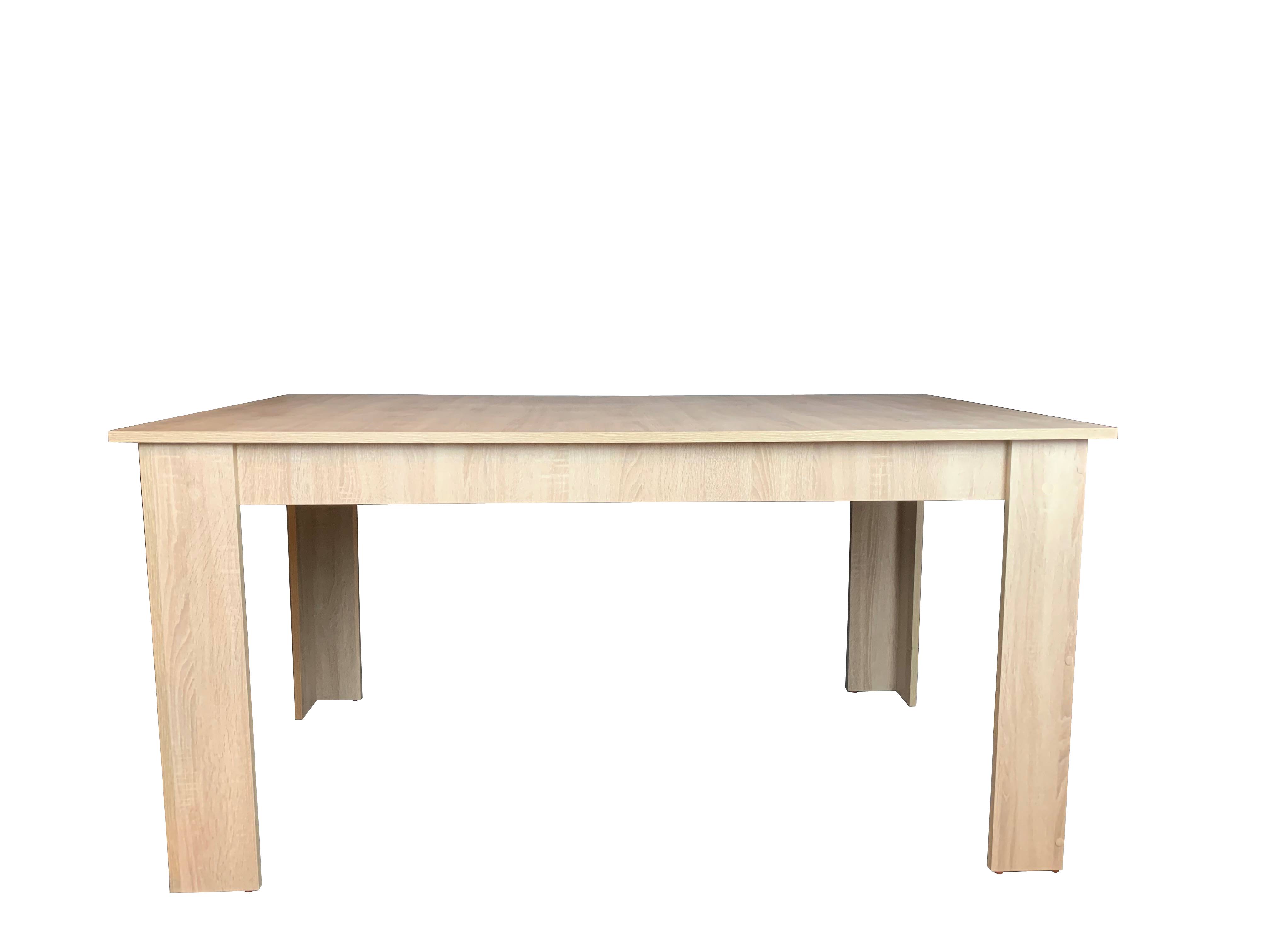 Masa dining 6 persoane Astoria, stejar alb, 150x90x74 cm - 1 | YEO