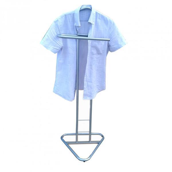 Suport haine metalic, gri, 46x110 cm - 3 | YEO