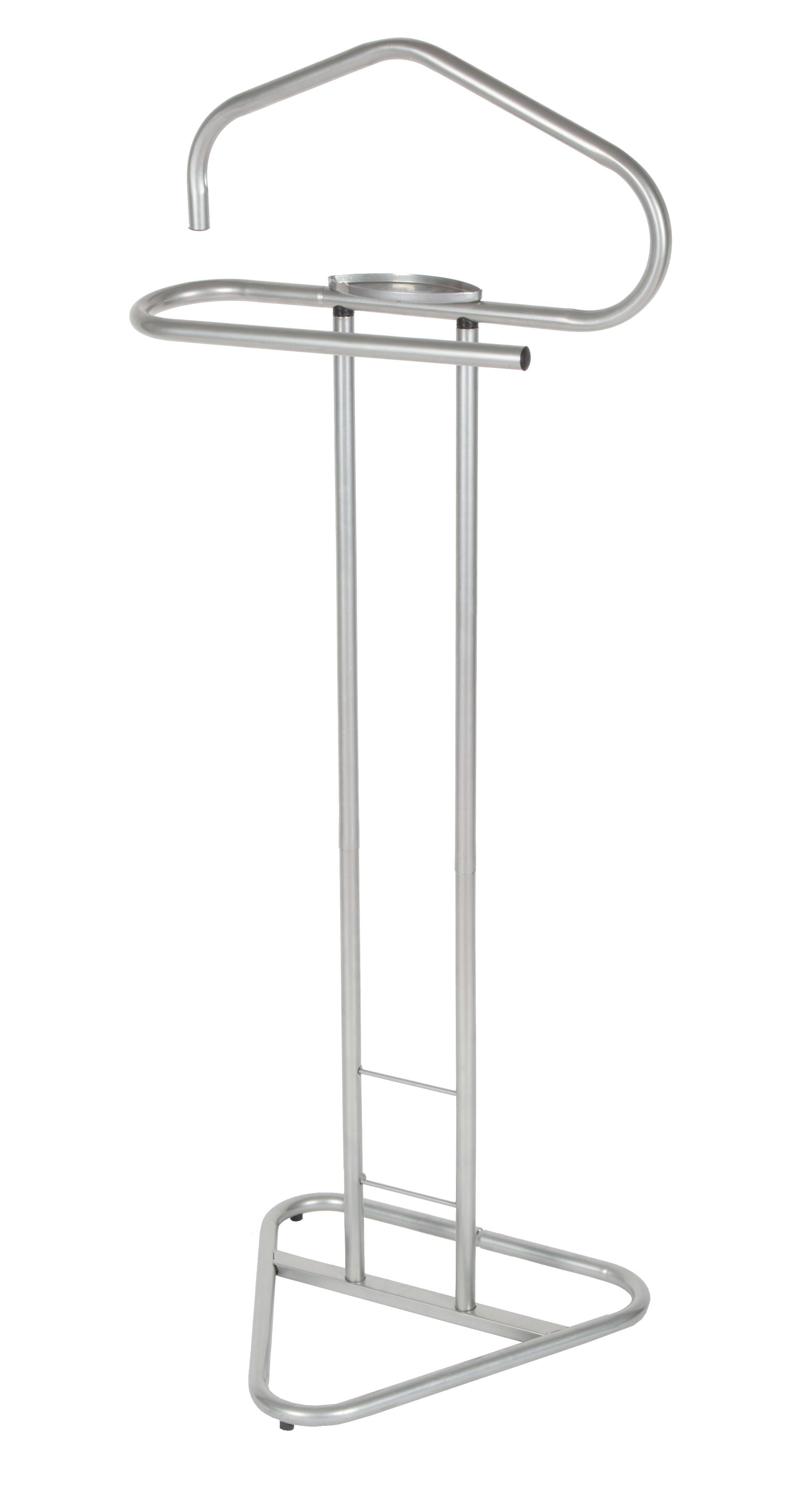 Suport haine metalic, gri, 46x110 cm