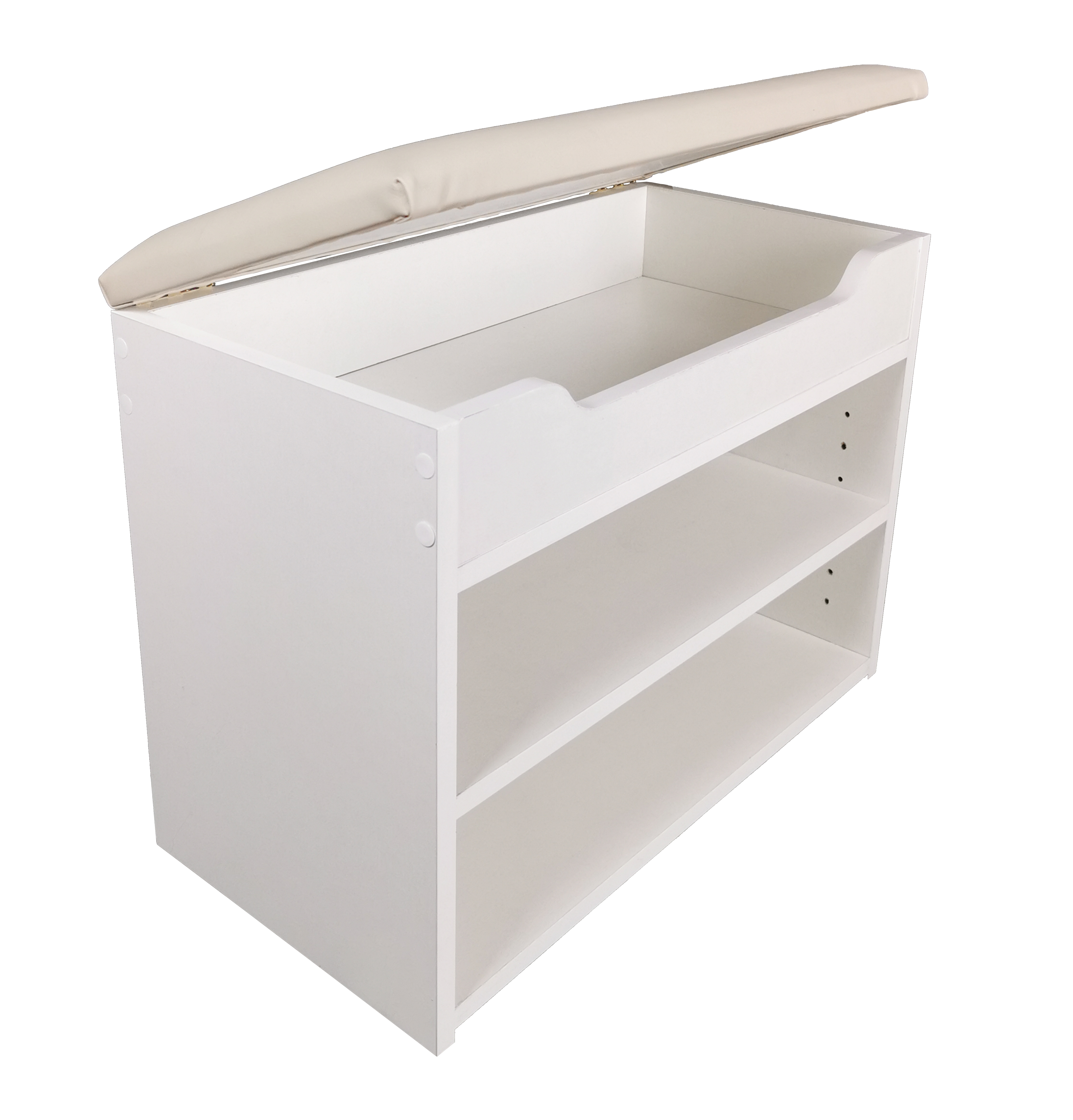 Pantofar Albia, alb, 60x30x45 cm - 3 | YEO