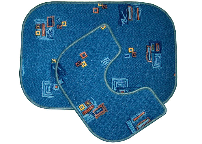 Covor baie Doris set 2 buc, multicolor, 47x78 cm