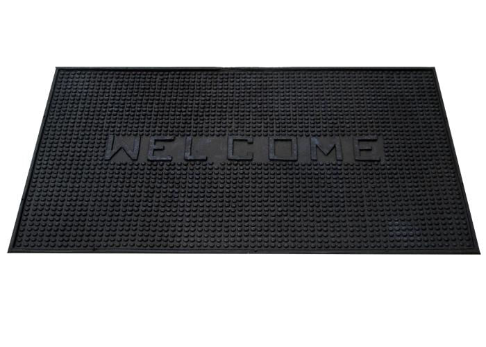 Covoras intrare Welcome, negru, 40x60 cm