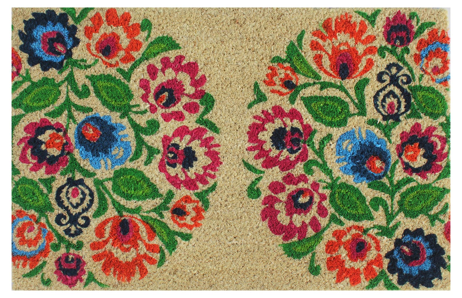 Covoras intrare Flower Power design Flori, 40x60 cm