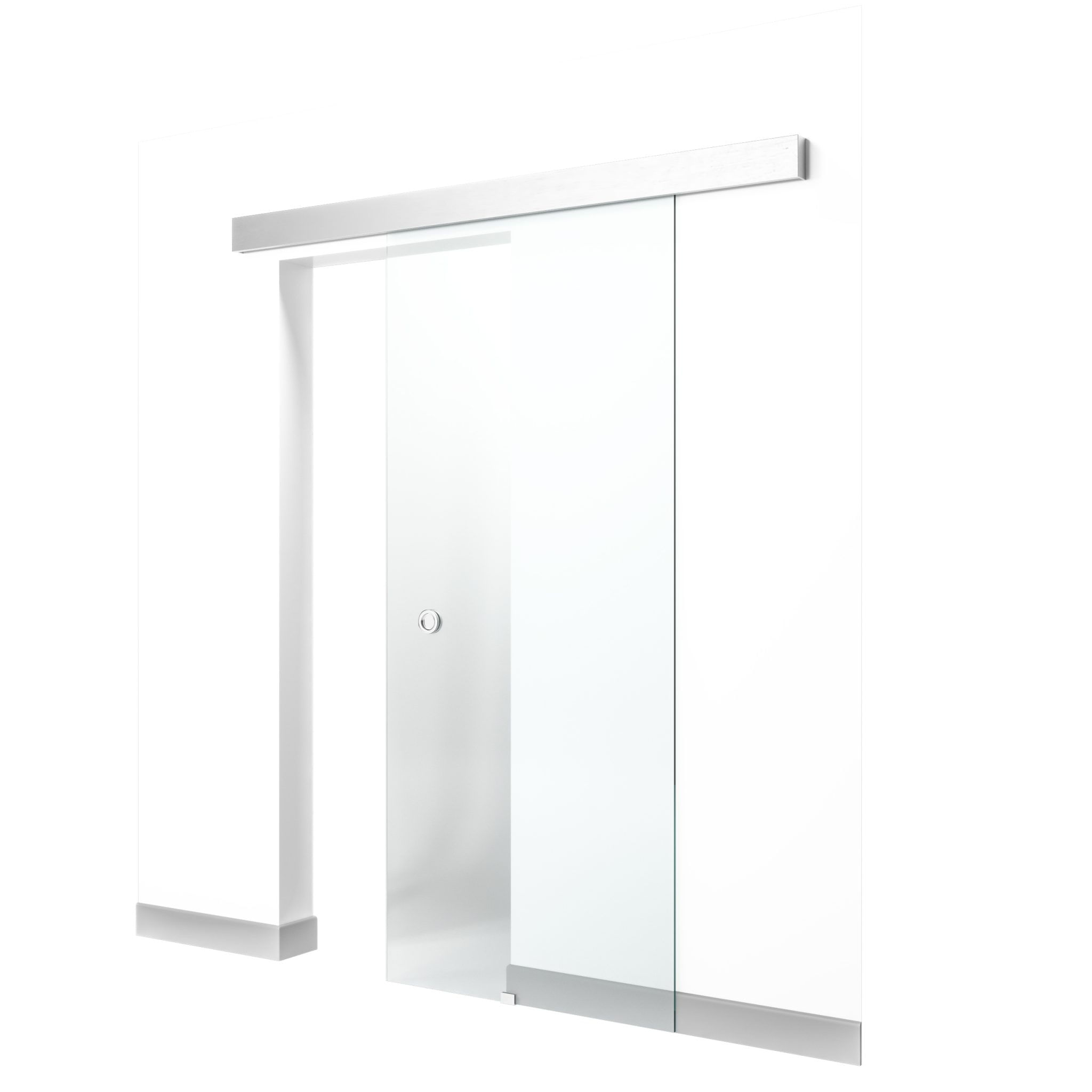 Set usa glisanta sticla RS120, sablat, 85x205x0.8 cm - 3 | YEO