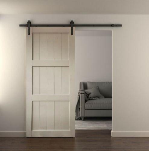 Usa glisanta tip hambar Country, alb, 213x96.5x3.5 cm - 1 | YEO