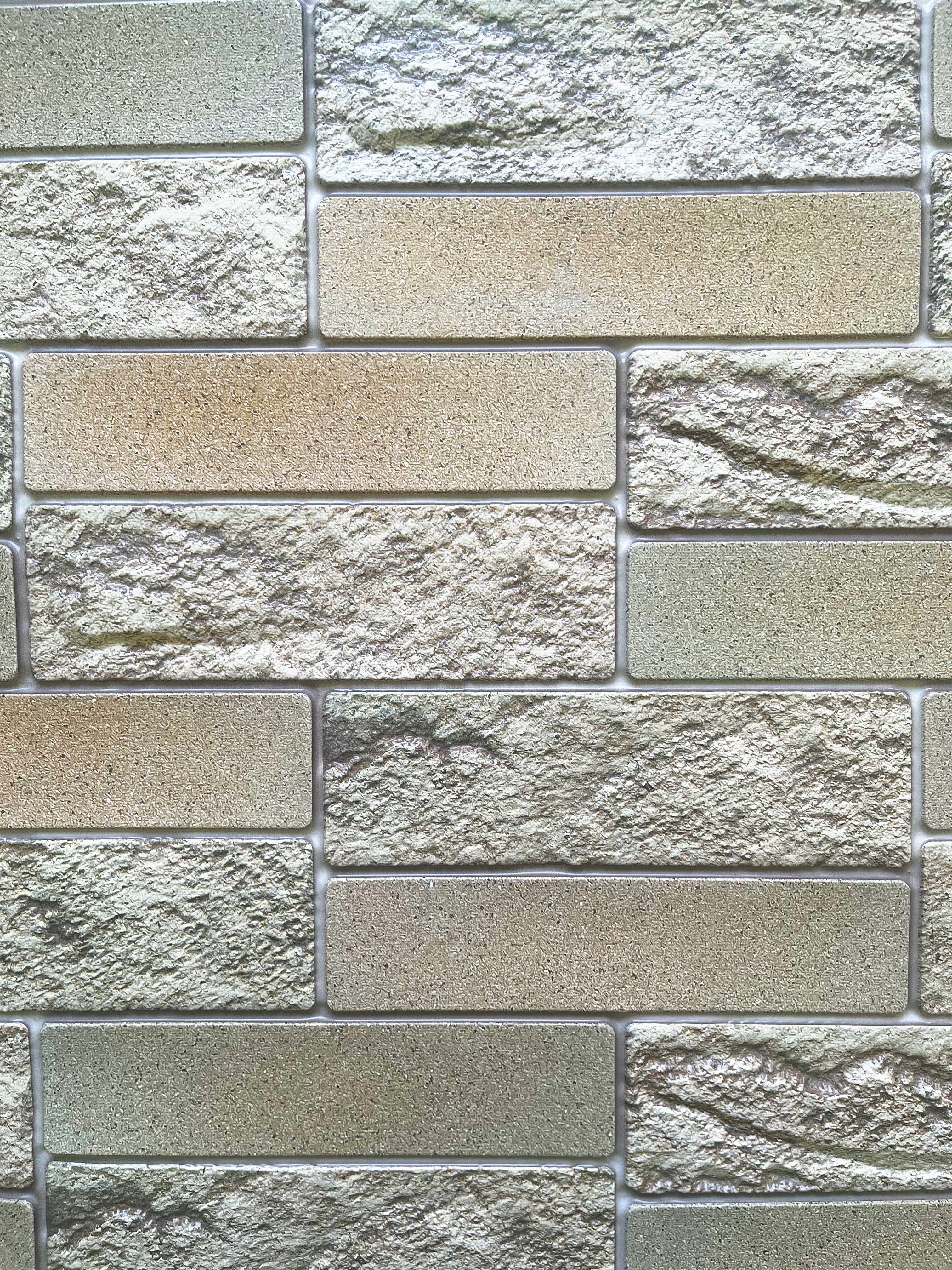 Panou decorativ PVC, brick, 98x48x0.3 cm - 3 | YEO