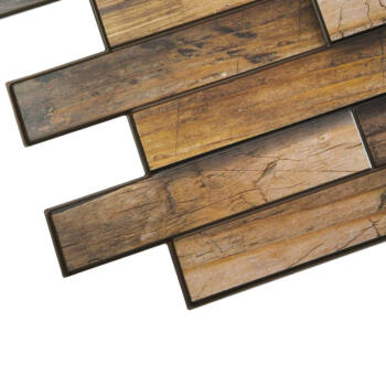 Panou decorativ PVC, lemn, 98x48x0.3 cm - 3 | YEO