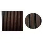 Set 4 buc Panou riflat acustic, nuc inchis, UnicSpot, 60x60x2.1 cm