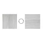Set 4 buc Panou riflat acustic, alb, fetru gri, UnicSpot, 60x60x2.1 cm - 1 | YEO