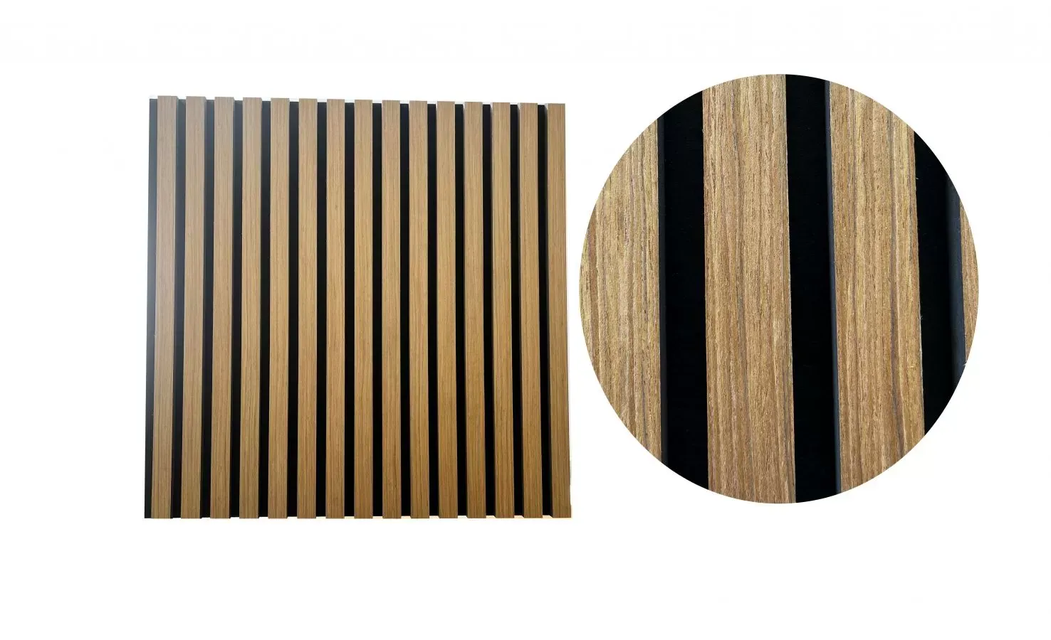 Set 4 buc Panou riflat acustic, tec, UnicSpot, 60x60x2.1 cm - 2 | YEO