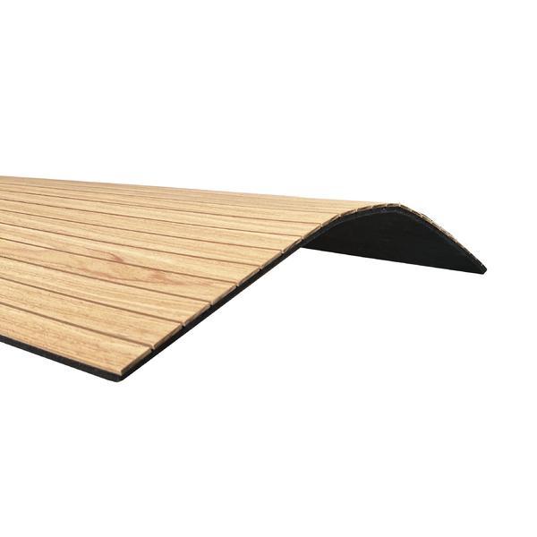 Panou riflat acustic flexibil, tec, 240x60x0.8 cm - 2 | YEO