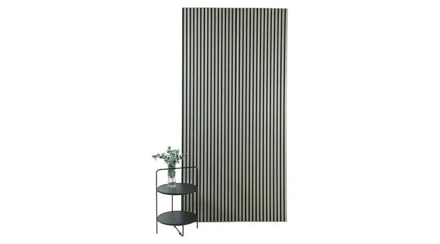 Panou riflat acustic, gri, UnicSpot, 240x60x2.1 cm - 3 | YEO