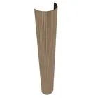 Panou riflat acustic flexibil, nuc, 240x60x0.8 cm - 4 | YEO