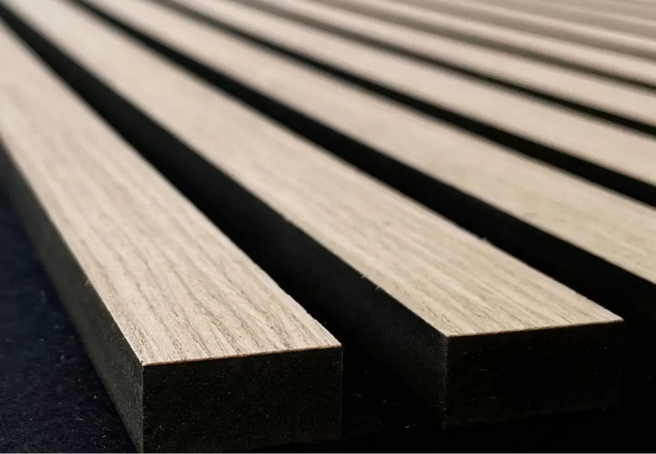 Panou riflat acustic, stejar, UnicSpot, 240x60x2.1 cm - 2 | YEO