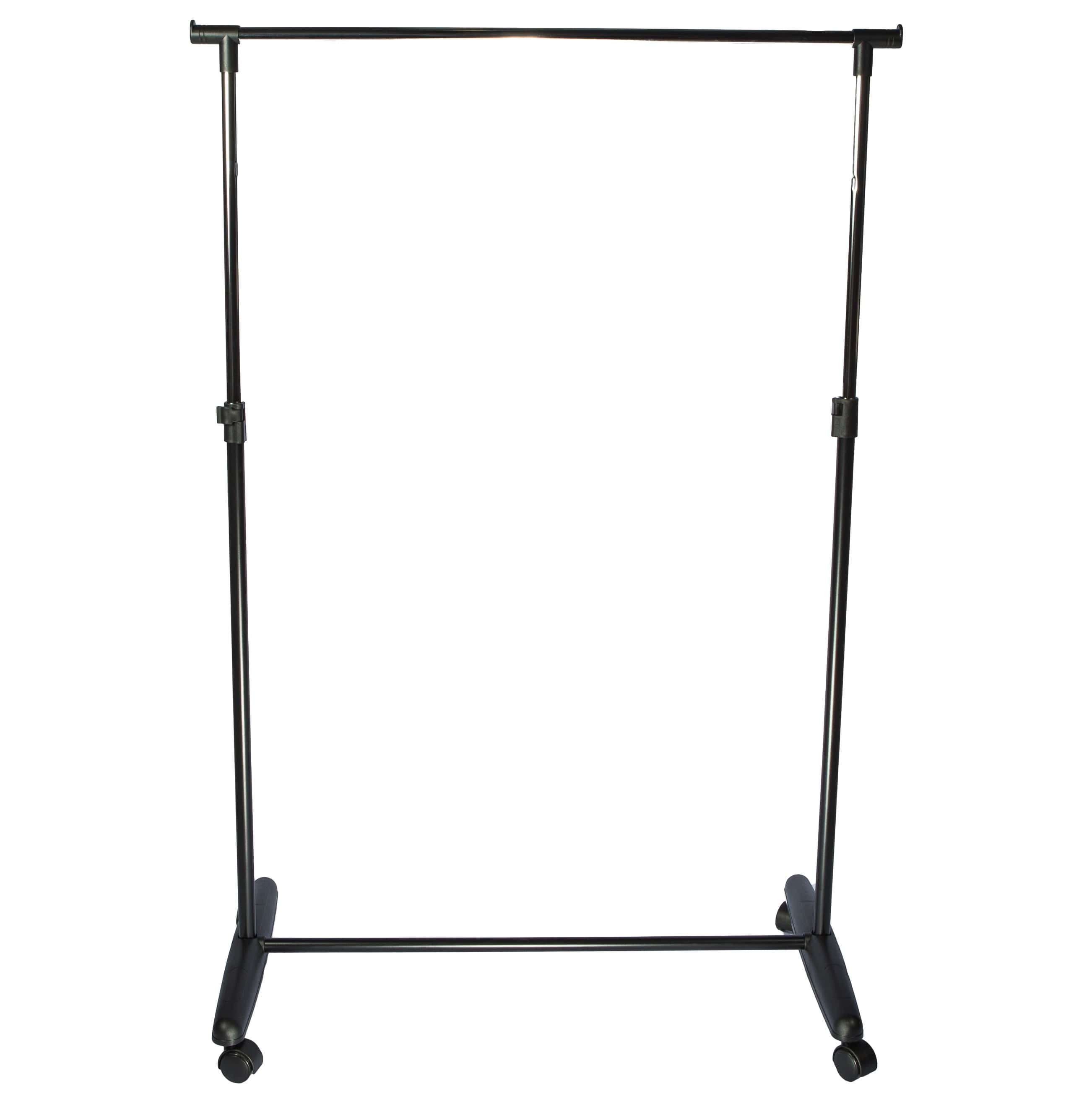 Stand haine simplu, negru, 85x43x95-160 cm - 1 | YEO