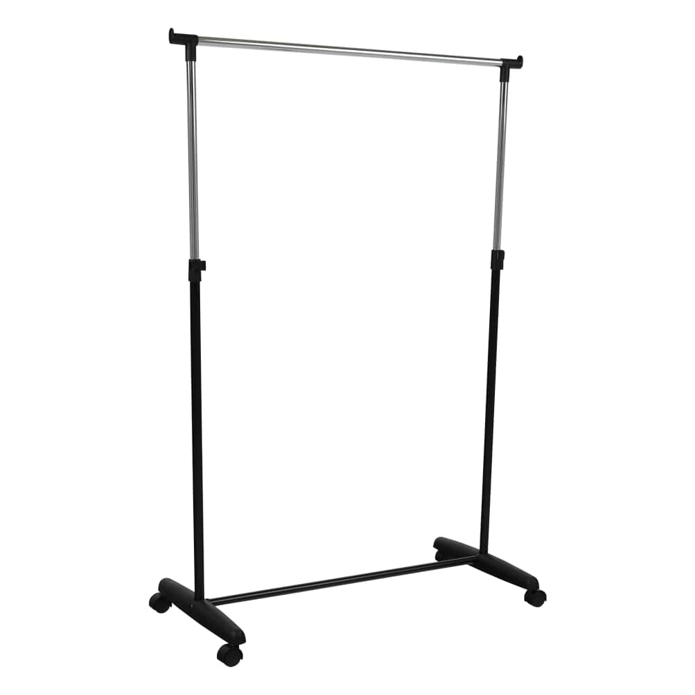 Stand haine simplu, negru, 85x43x95-160 cm - 2 | YEO