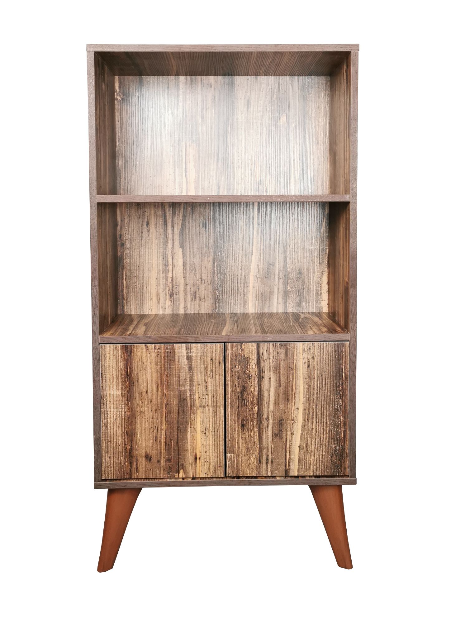 Biblioteca Retro, maro, 60x30x120 cm - 1 | YEO