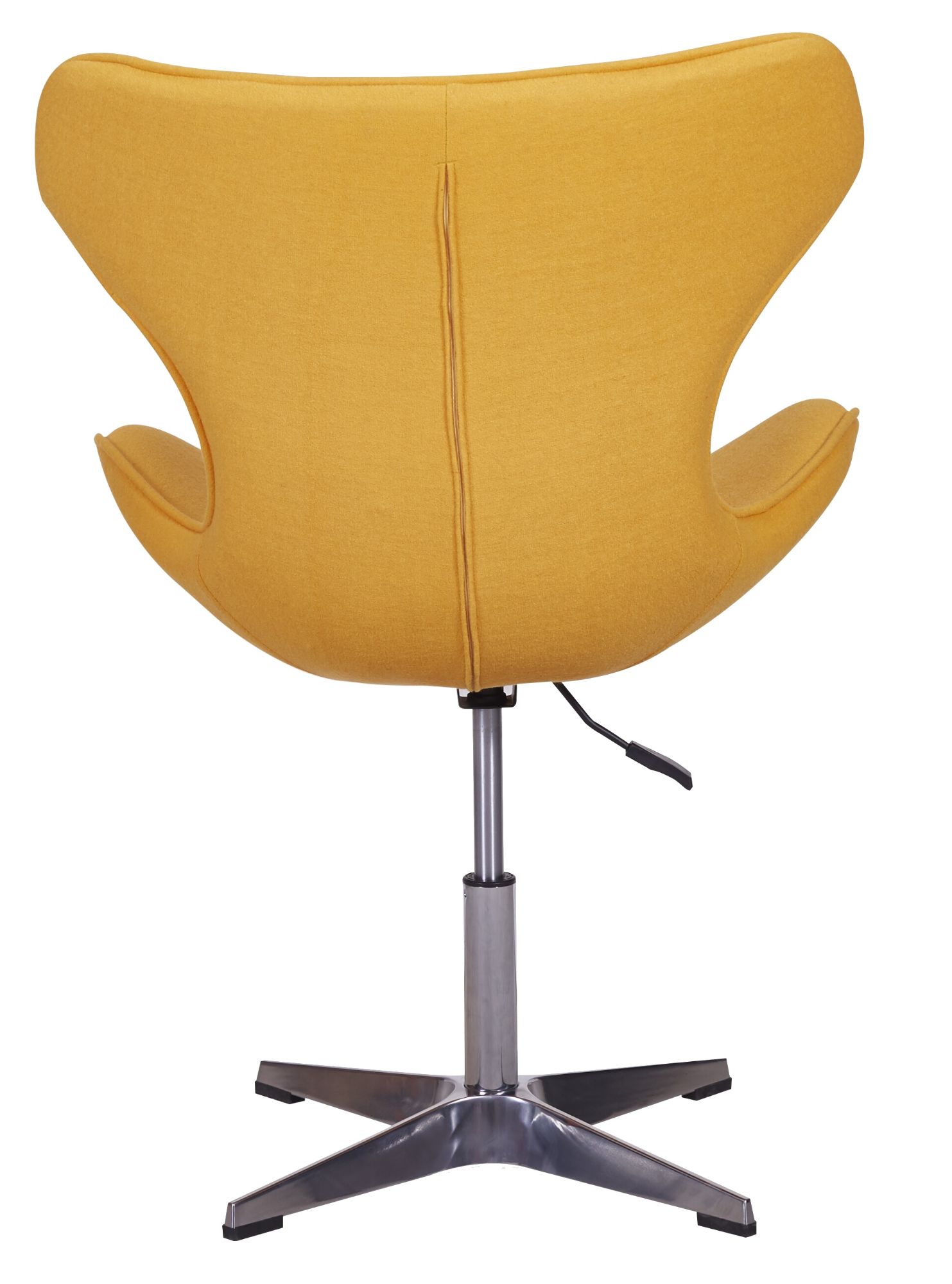 Fotoliu Dove, galben, 73x72x90.5-106.5 cm