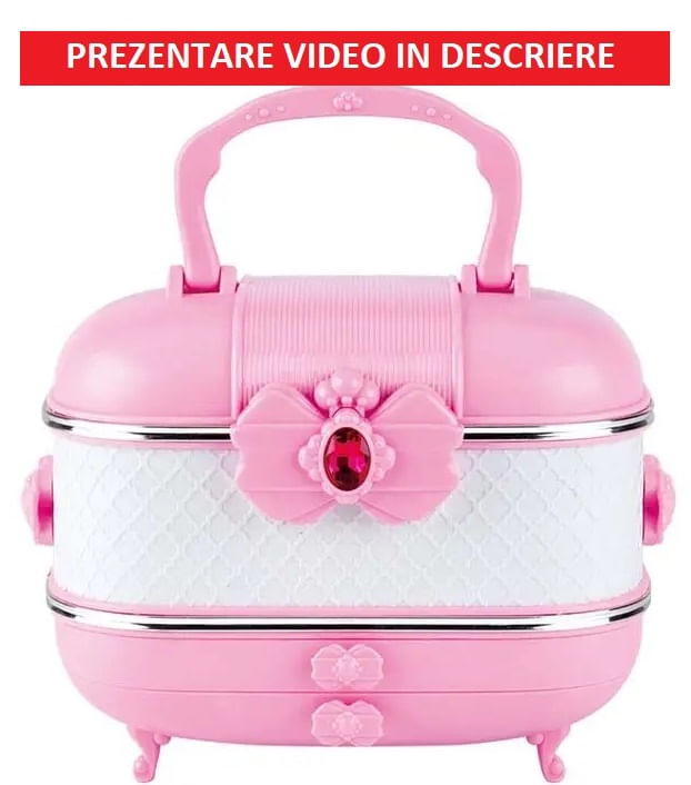 Trusa de machiaj pentru copii, Set Make-up, Rubin roz