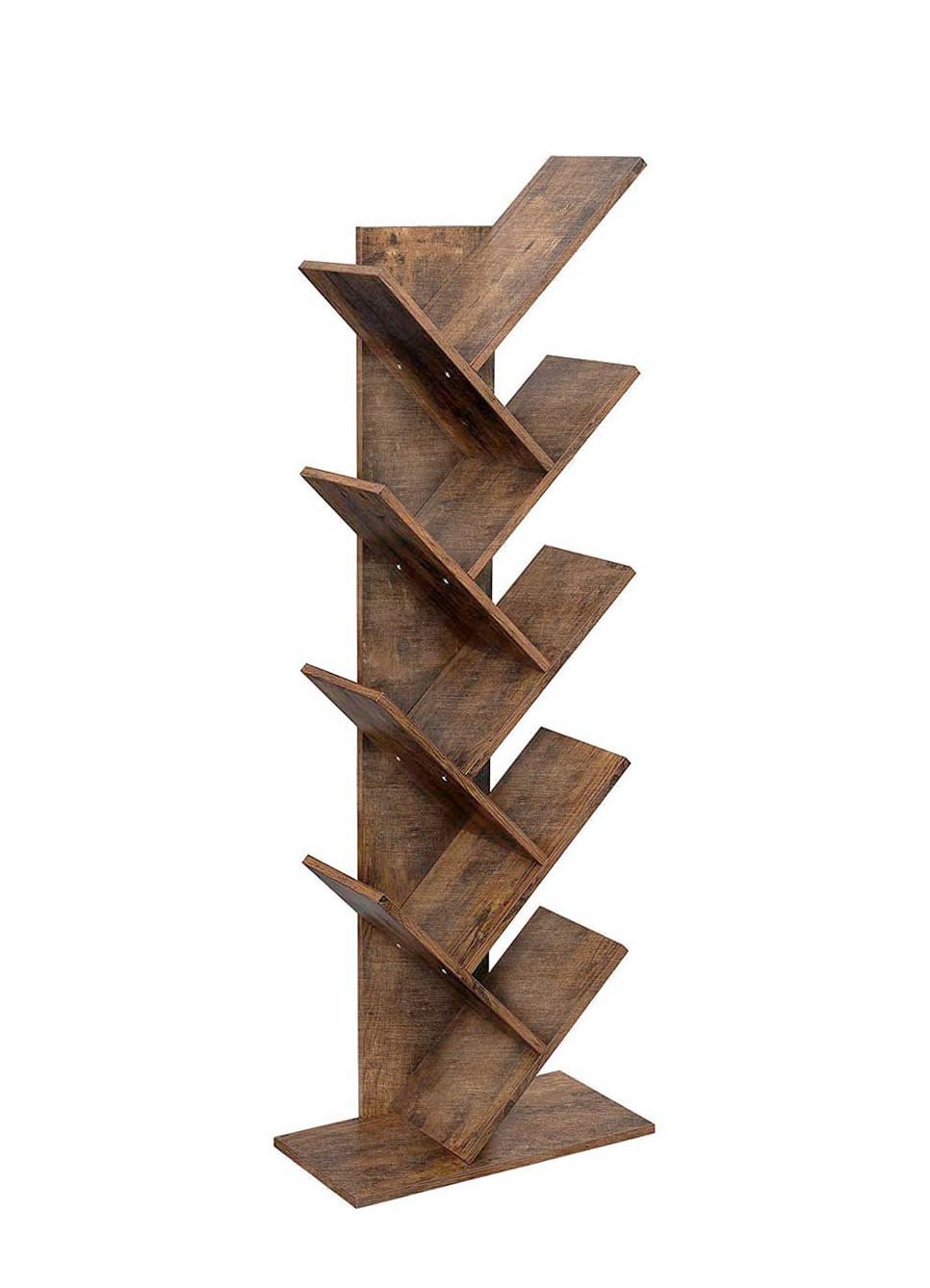 Biblioteca verticala, maro, 50x25x141.5 cm - 2 | YEO