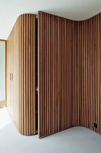 Set 4 buc Riflaj acustic flexibil, tec, 240x60x0.8cm - 3 | YEO