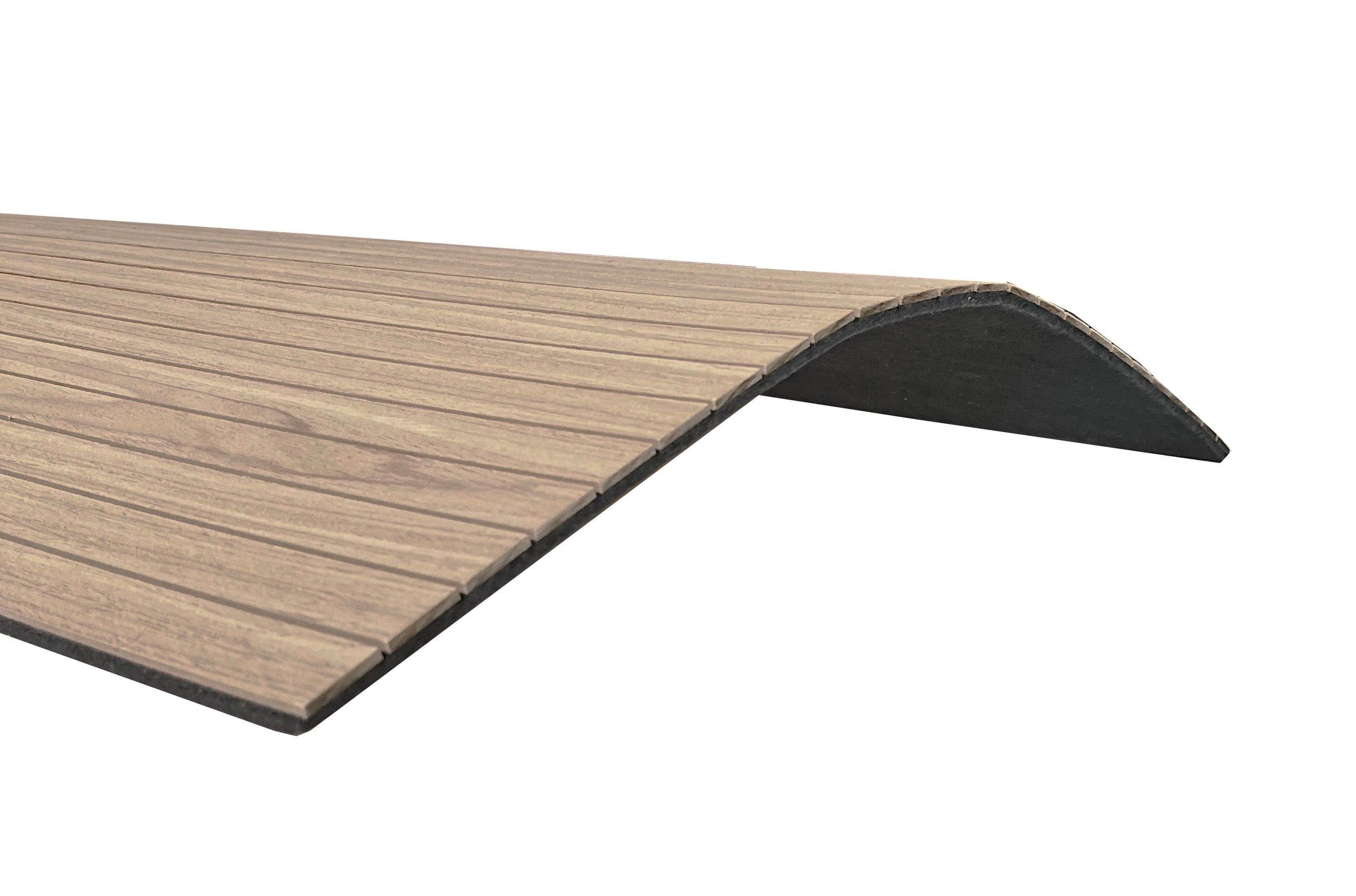 Set 4 buc Riflaj acustic flexibil, nuc, 240x60x0.8cm - 4 | YEO