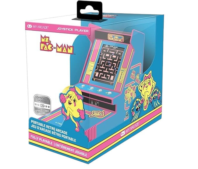 Consola portabila My Arcade DGUNL-7074 Ms.Pac-Man Joystick Retro Arcade Player