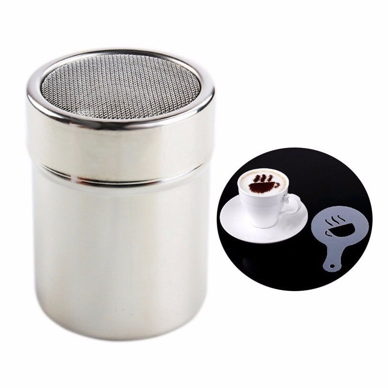 Set Sita pentru decorat cafeaua din inox + 16 forme - 3 | YEO