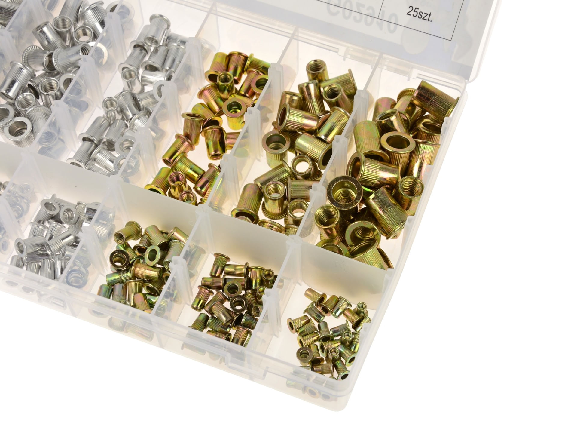 Set piulite din aluminiu si otel, 300 bucati, GEKO G02910