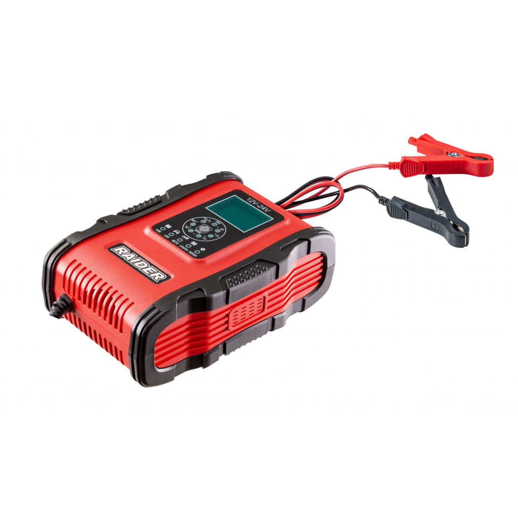 Incarcator auto invertor 12/24V 200Ah LCD RAIDER RD-BC19