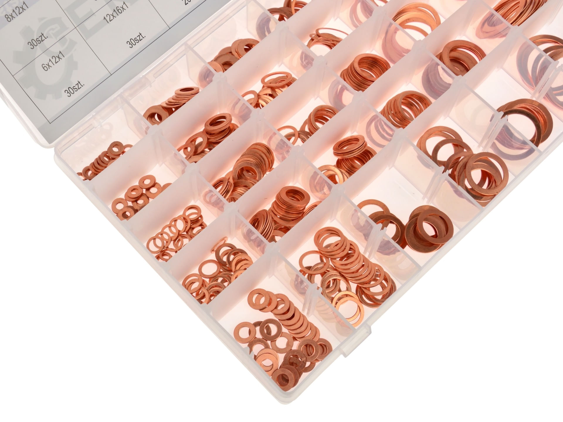 Set de saibe de cupru 580 piese, GEKO G02916