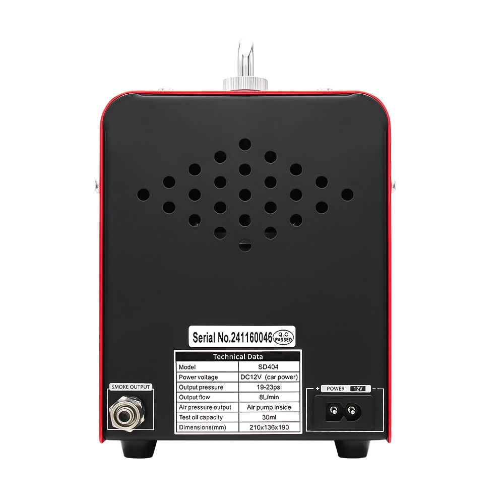 Detector de scurgeri cu aer si fum Techstar® sd404, cu manomentru, protectie la supraincalzire
