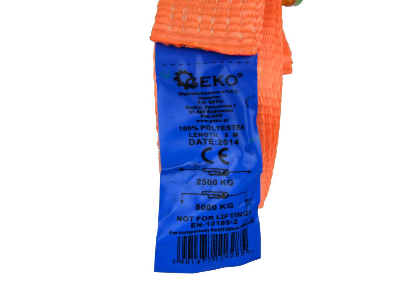 Chinga ancorare 8m/5T/50mm, GEKO G02348 - 1 | YEO