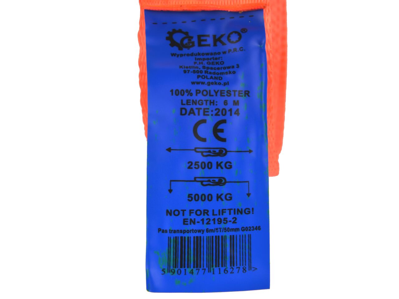 Chinga ancorare 6m 5T 50mm, GEKO G02346 - 1 | YEO